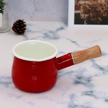 HLZS-практичная теплее масла кофе кастрюля кухонный горшок для готовки эмалированная молочная кастрюля для ресторана