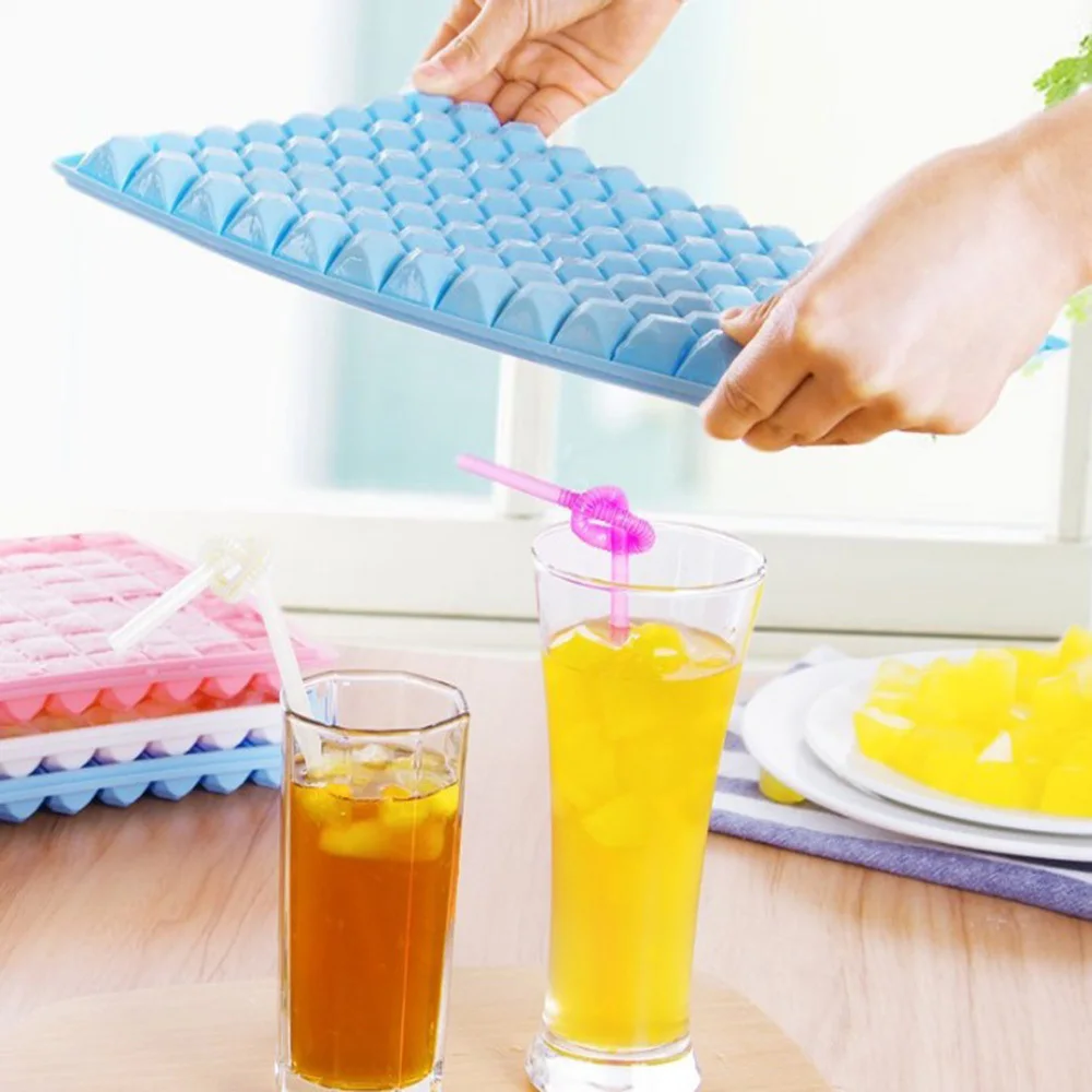 96 сетки DIY маленькая форма для льда квадратной формы пластиковый поддон под лед фруктовый лед производитель кубиков Бар инструменты кухонные аксессуары