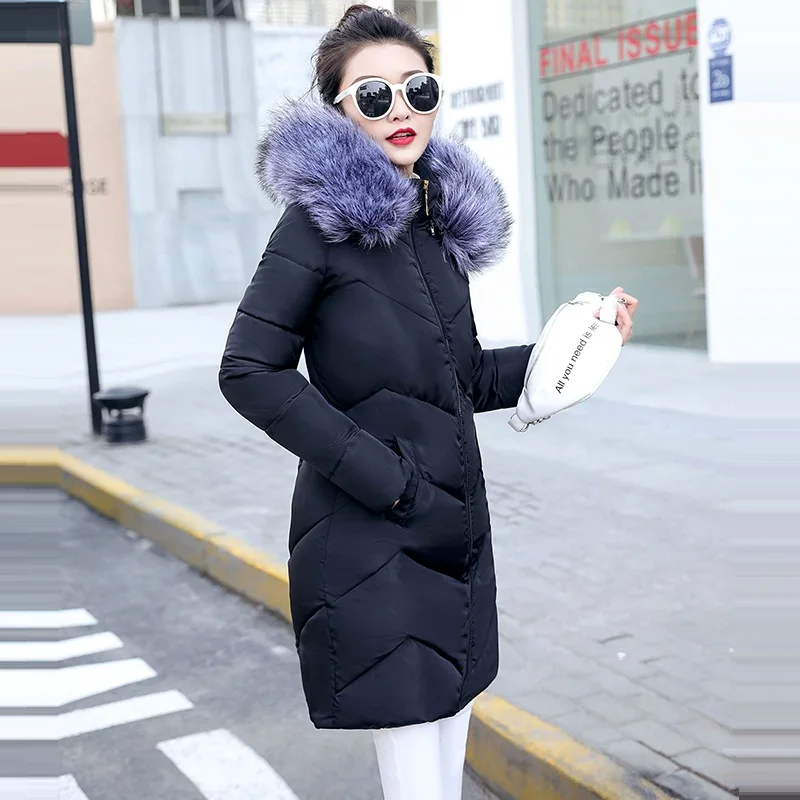 Зимняя куртка с капюшоном для женщин, большие размеры, S-6XL зимнее пальто, женская парка, утепленная верхняя одежда, Теплый Женский пуховик, базовые Топы