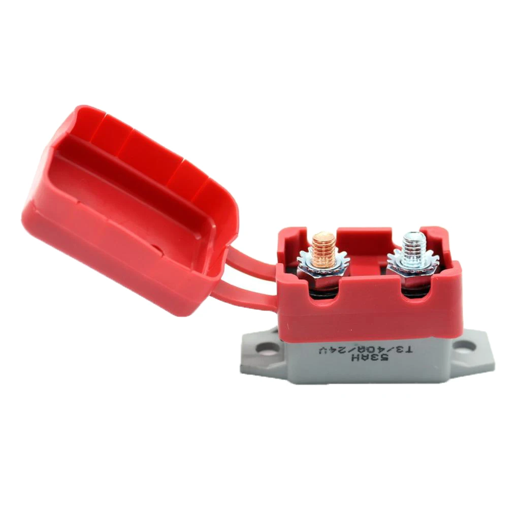 Manual Reset Circuit Breaker With Belt Cover 40Amp Overload Protector