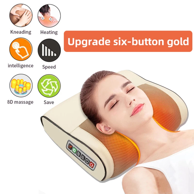 Купить Массажную Подушку Для Шеи Недорого