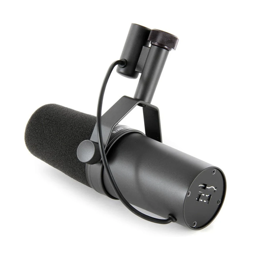 SM7B Cardioid Vocal Microphone Studio Selectable Frequency Response Shure Mic for Live Stage Recording Podcasting Brocasting gaming mic