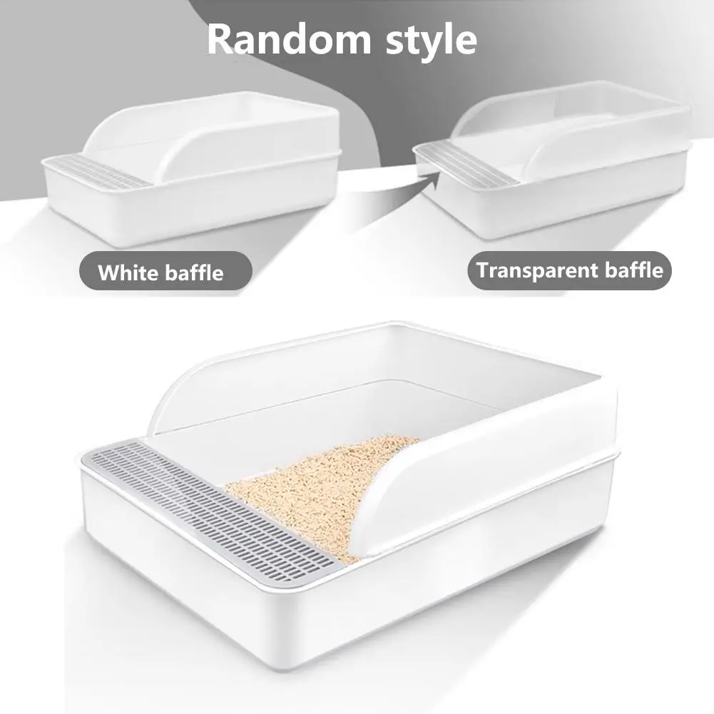 Cat Litter Box Anti-Splash Semi-Enclosed Deodorant Pet Dog Toilet Bedpan Cat Toilet Pan Sandbox with Shovel for Cats Small Dogs Cat Litter Box Anti-Splash Semi-Enclosed Deodorant Pet Dog Toilet Bedpan Cat Toilet Pan Sandbox with Shovel for Cats Small Dogs