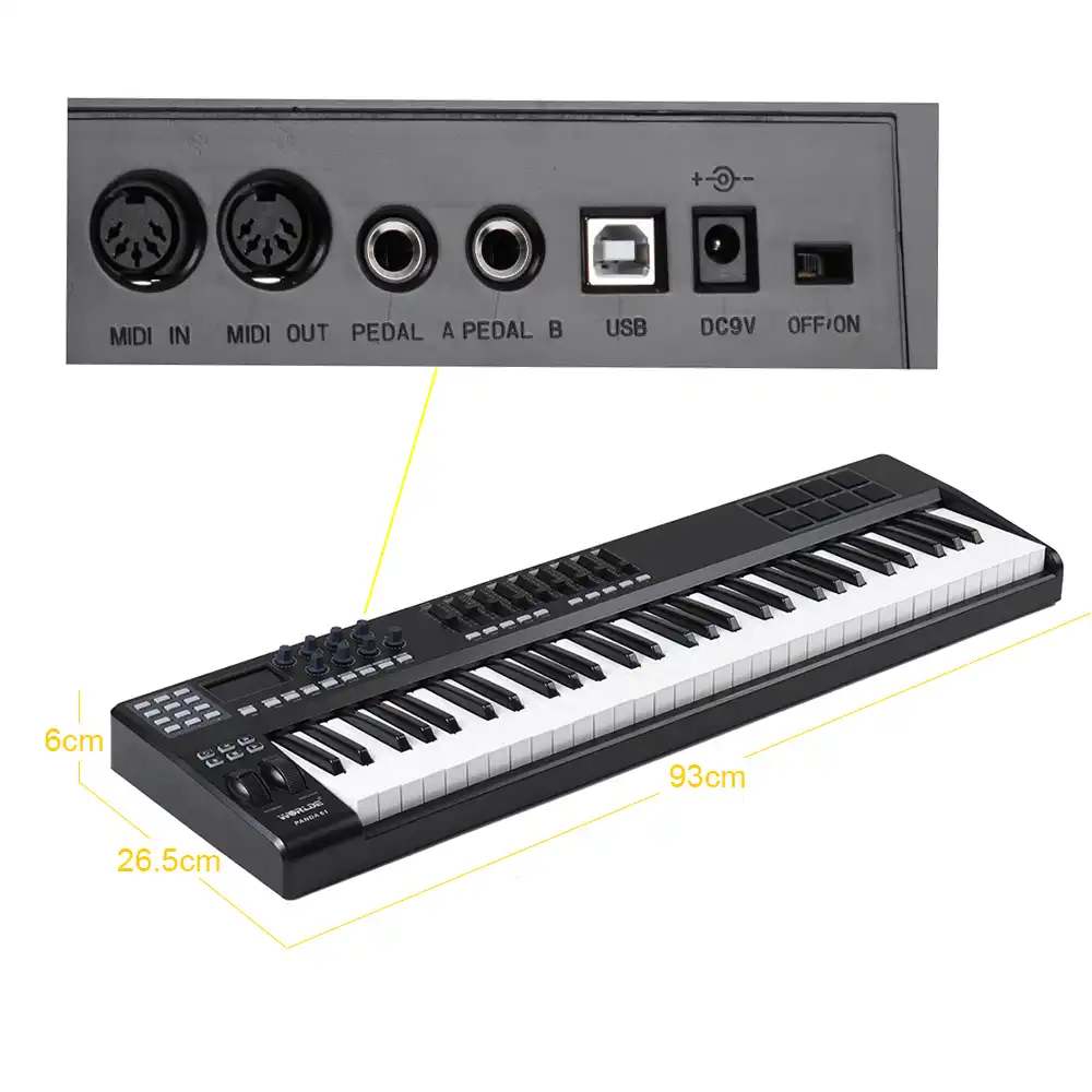 Worlde panda 61 midi keyboard Clearance