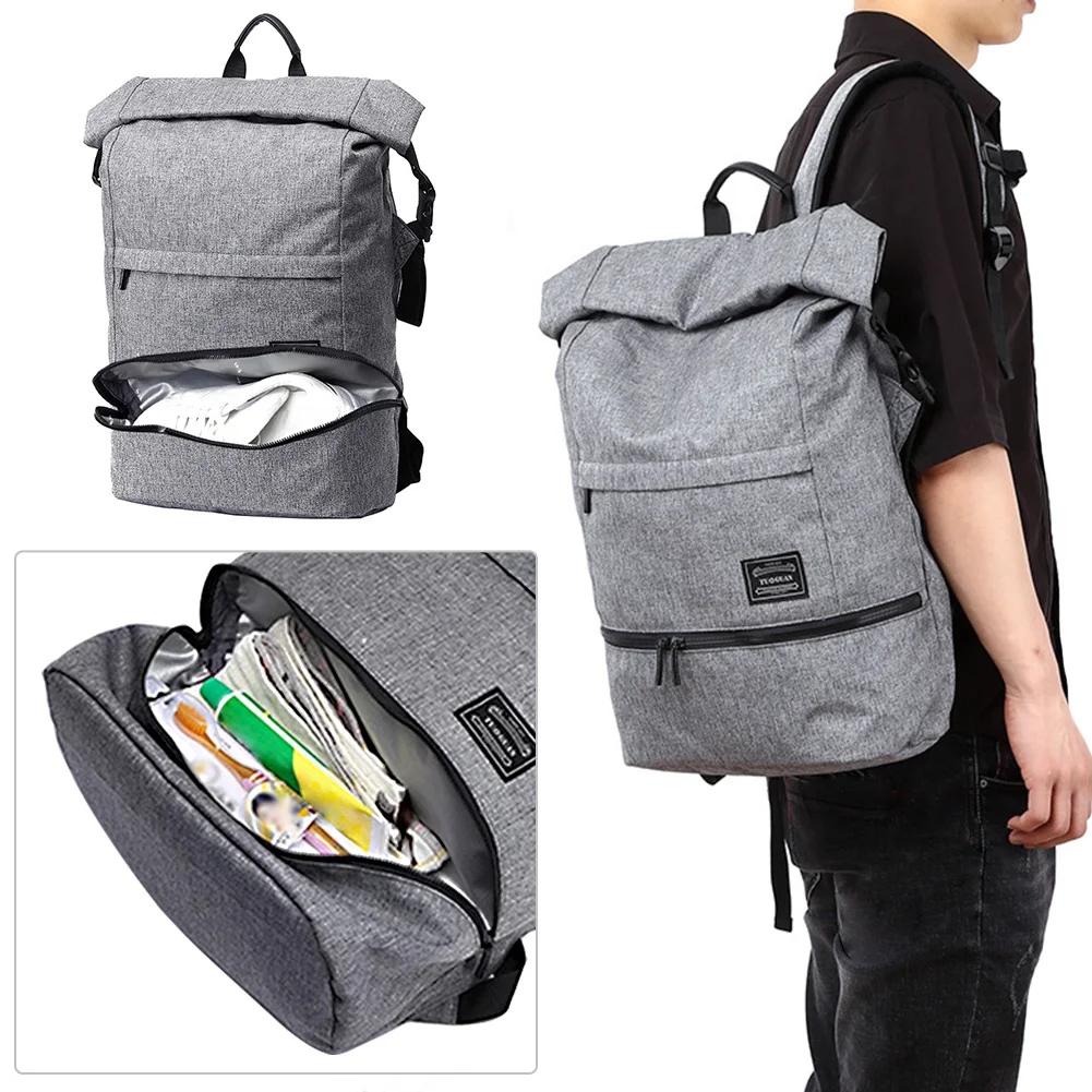 

Gym Backpack Men Dry Wet Separation Sports Multifunctional Travel Polyester Fitness Fashion Outdoor Training Double Shoulder