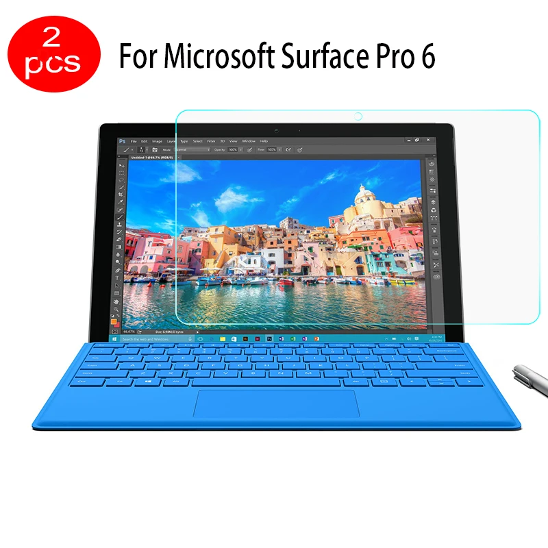 Surface Pro 6(2PCS) 2 шт. для microsoft Surface Pro 7 6 5 4 7Pro 6Pro 5 Pro 4Pro TAB пленка для планшета из закаленного стекла защитная поверхность для экрана Pro 4 5 6 7 - Цвет: Surface Pro 6(2PCS)