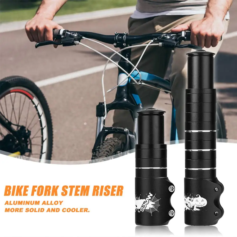 MTB Bike Bicycle Fork Stem Extender Handlebar Riser Head Up Adapter Aluminium US