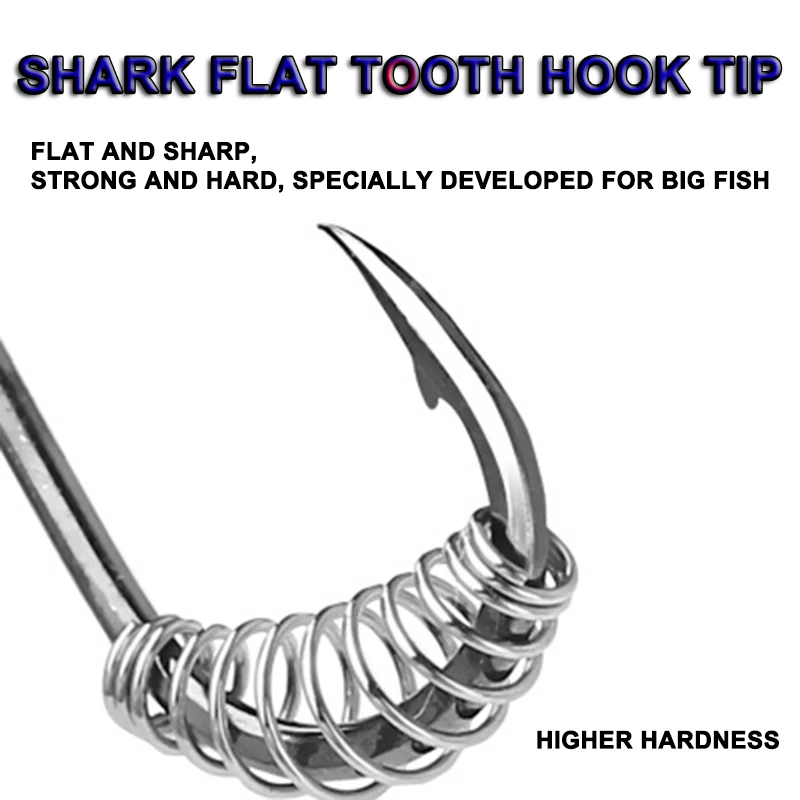 

Fishing Hook Spring Hook Blast Spring High Carbon Steel Hook Fishing Bait Holder Jig Accessories Carp Hook For Fish Accessories