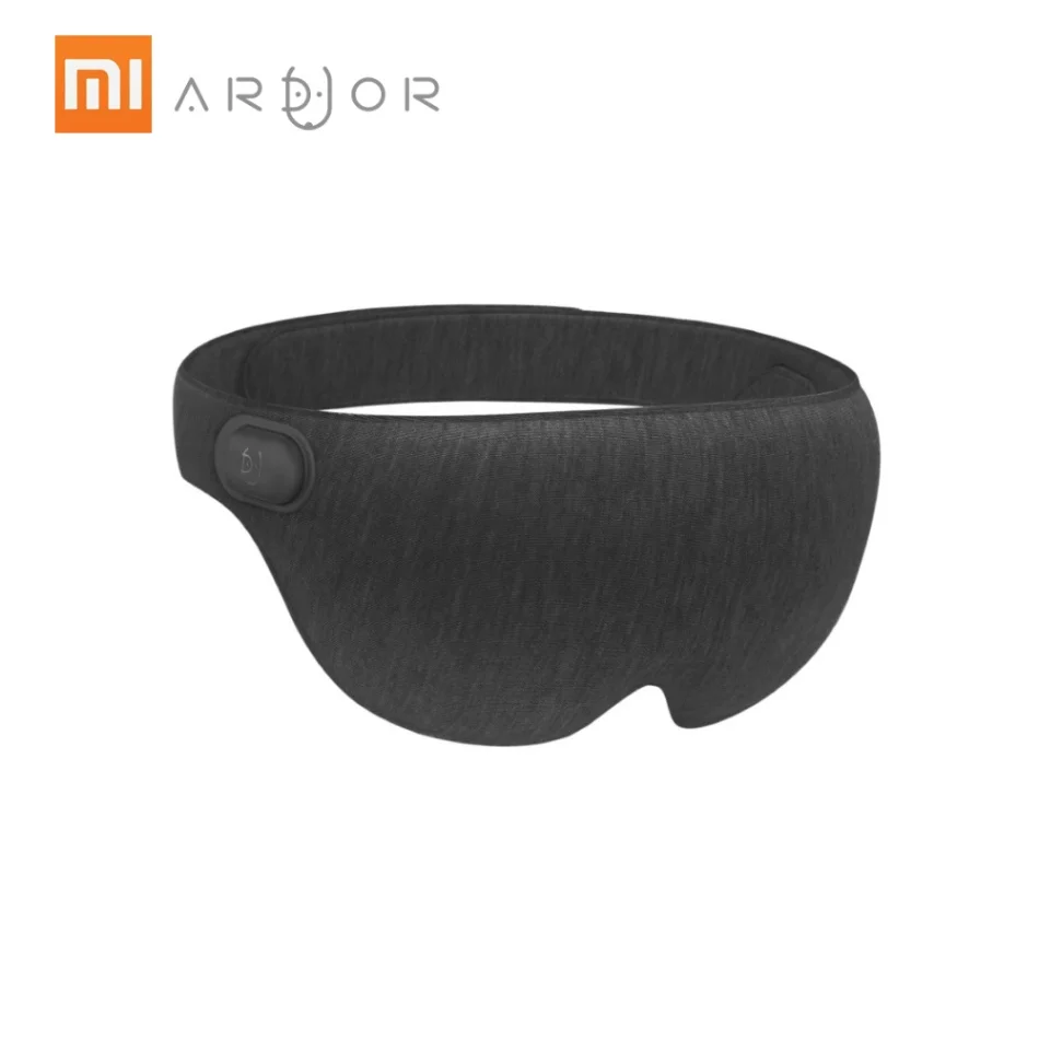 Dark Gray Xiaomi ARDOR 3D Eye Mask Sleep Eyeshade Eye Cover Eyepatch Hot Compress Travel Rest Shield Sleeping Aid Alleviate Fatigue - Цвет: Dark Gray