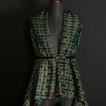 

Quality 145CM Wide 460G/M Weight Knitted Tweed Fabric for Autumn Spring Dress Jacket DE1226