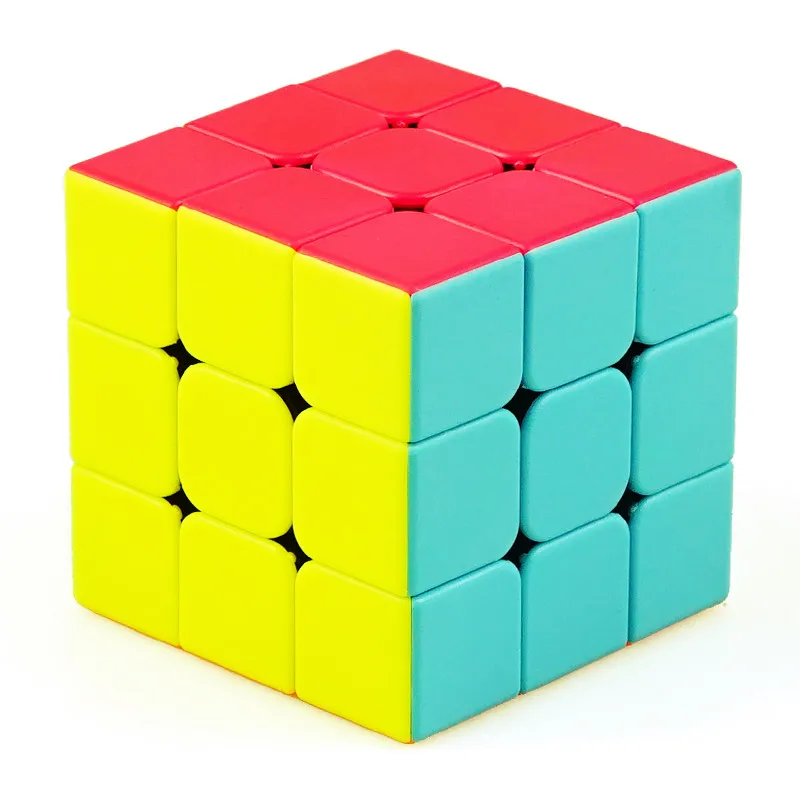 ZCUBE 3x3x3 3x3 магический куб профессиональный скоростной магический куб без наклеек красочные Развивающие игрушки для детей и взрослых