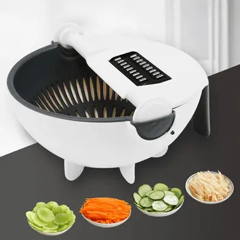 

Mandoline Slicer Vegetable Slicer Potato Peeler Carrot Onion Grater Drain Basket Kitchen Tool Vegetable Cutter