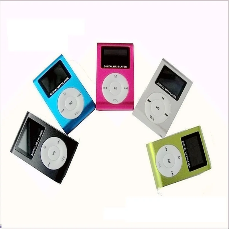 2 Гб памяти автомобиля мини USB клип LCD экран MP3 музыкальный плеер Поддержка линия