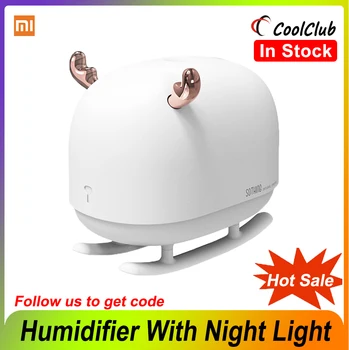 

Xiaomi Ultrasonic Humidifier Aroma Aromatherapy Diffuser Night Light Lamp USB Powered Auto Off SOTHING Cute Deer