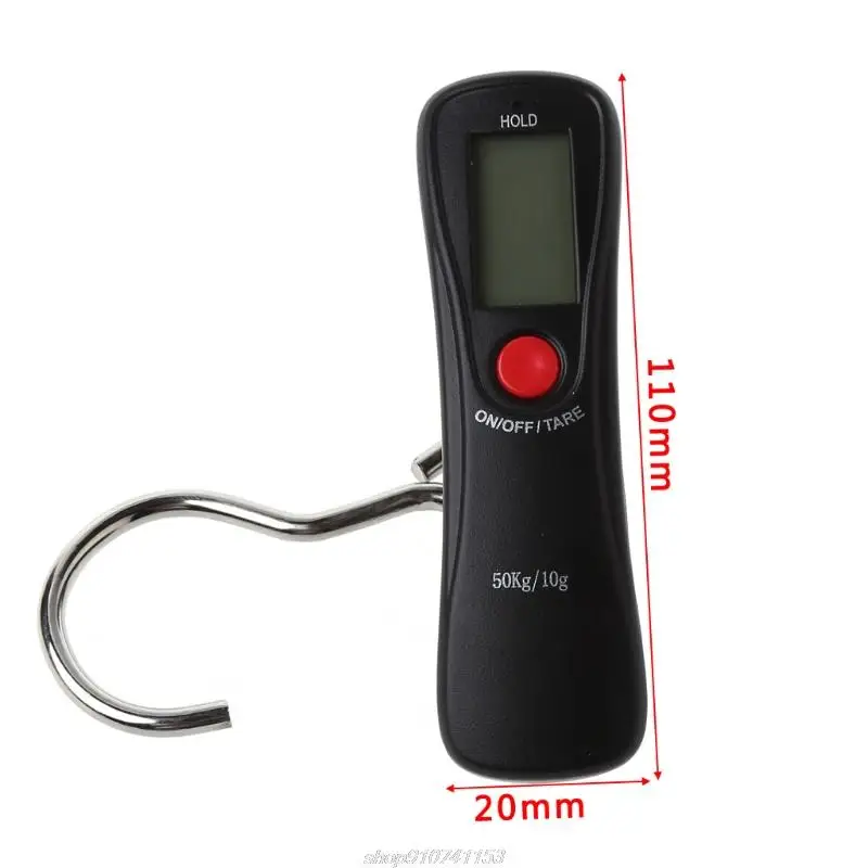 Dropship Portable Digital Luggage Scale 50kg 10g LCD Hanging