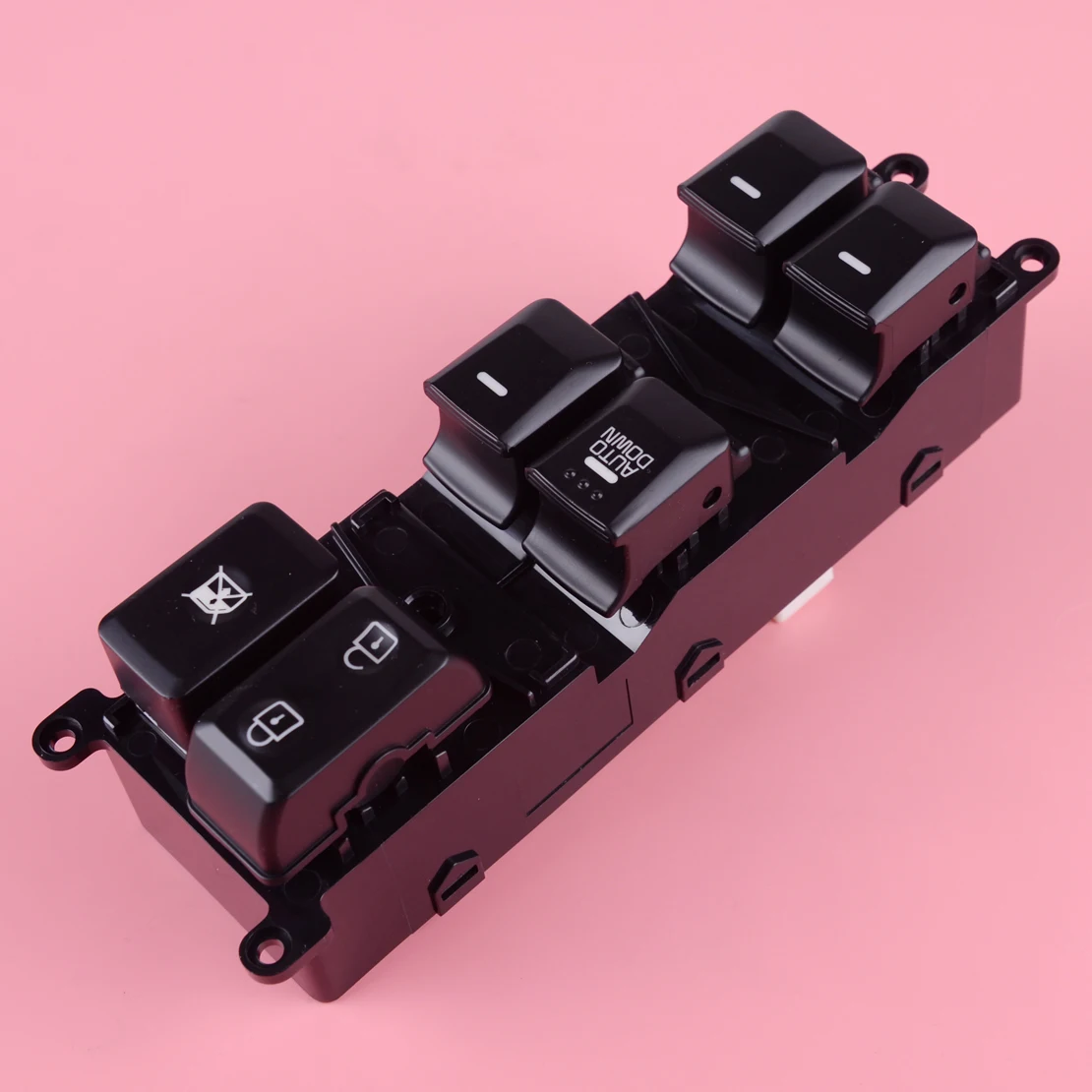 

DWCX 15x4.5x5 cm 93570-B5000 Black Plastic Car Power Window Master Switch Fit for Kia Forte K3 2014 2015 2016 2017