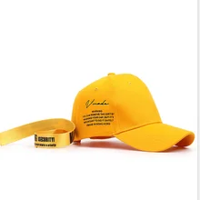 Новая женская шляпа Весна и Лето Корейская бейсбольная кепка с буквенным принтом модная дикая шляпа от солнца Персонализированная