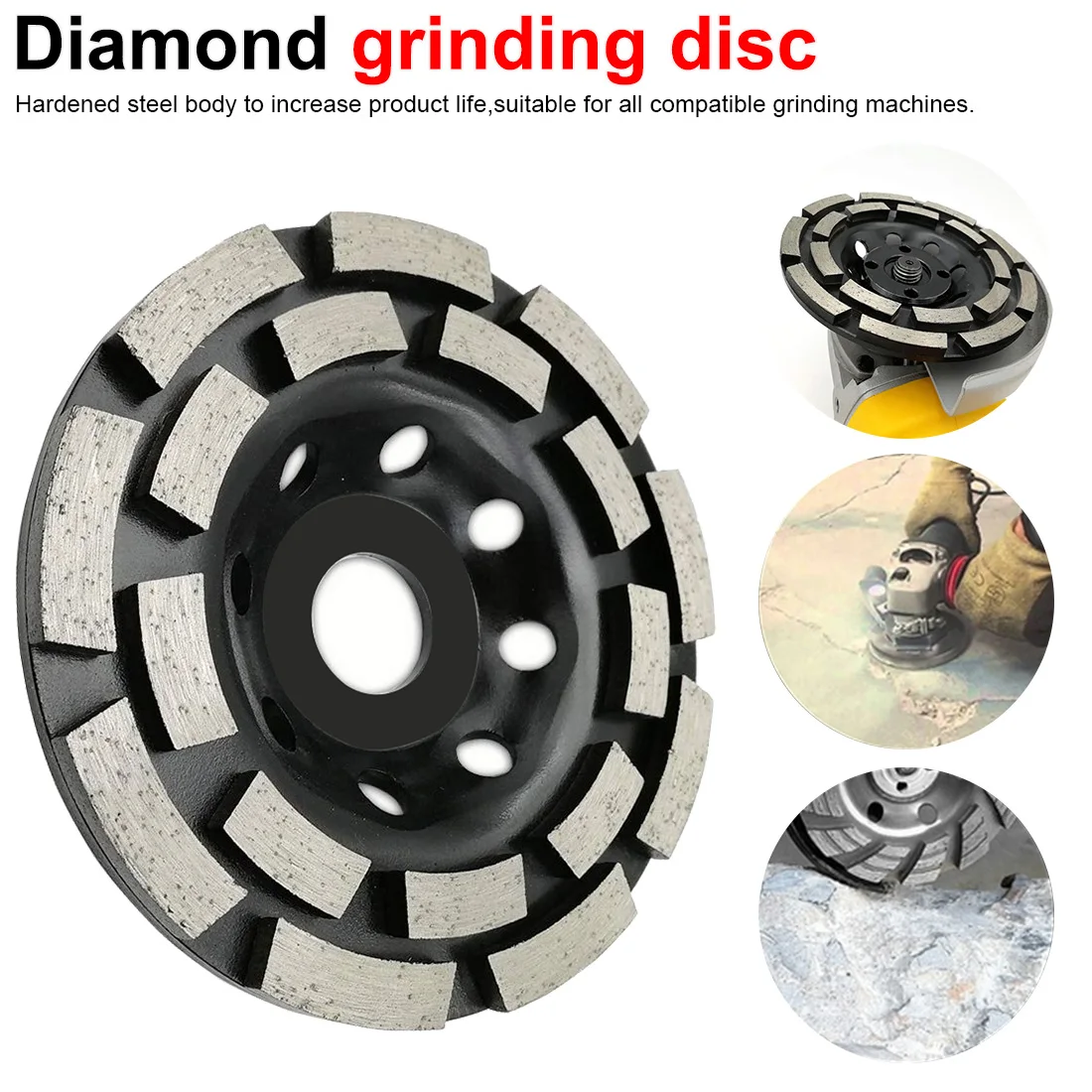 125x10x32x4mm 180  Resin Bond Diamond Grinding Wheel Grinder Plain Type 