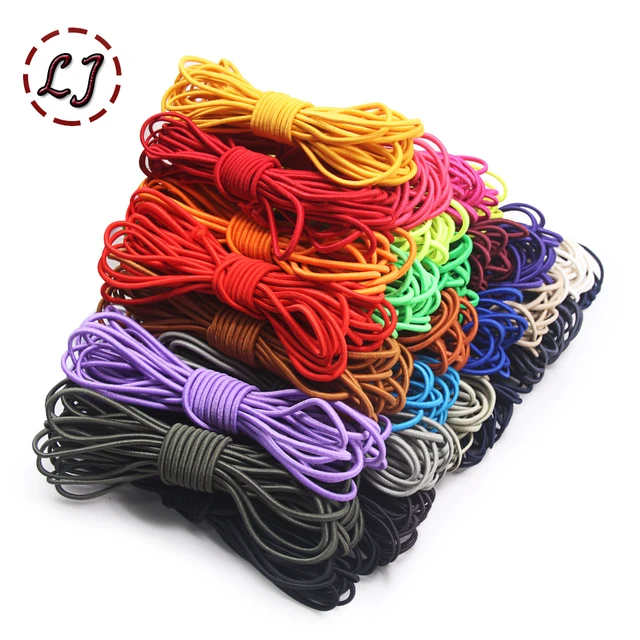 2.5mm Rubber Elastic Band - Polyester Shock Cord For Diy Crafts & Garments