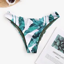 ДВУСТОРОННИЙ НИЗ БИКИНИ С пальмовыми листьями ZAFUL