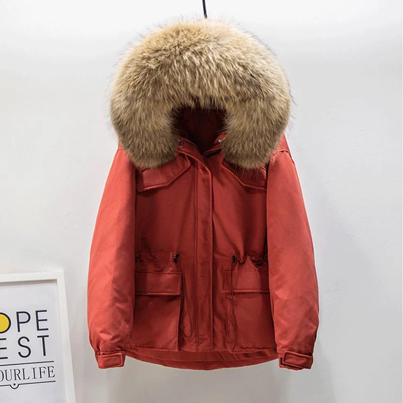 Janveny Short Puffer Jacket Winter Women's Down