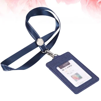 

1Pc Card Holder Lanyard Portable Creative Name Tag Protector for Workers Adult Students