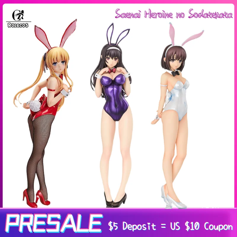 [PRESALE] ROLECOS Saenai Heroine no Sodatekata Bunny Girl Косплей Аниме женский сексуальный костюм