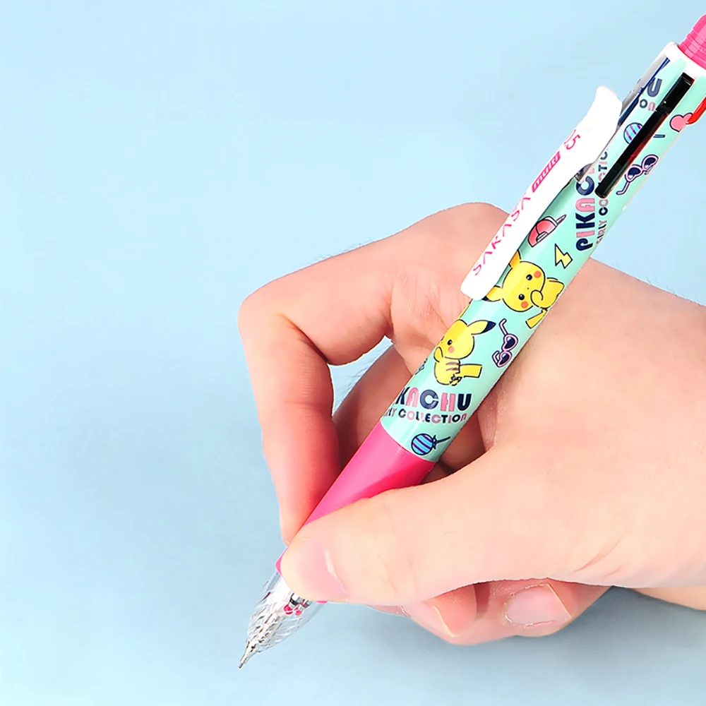 1 Japanese Zebra Limited Cartoon Multifunctional Gel Pen Mechanical Pencil 4+1 0.4/0.5mm Stationery for School Students