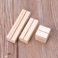 Зажимы для заметок из натурального дерева, держатель для фото, зажимы, подставка для карт, настольные поделки для сообщений