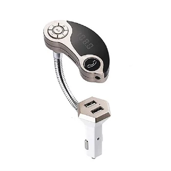 

Car mp3 Player Bluetooth Speakerphone Hands-free Bluetooth FM Transmitter USB Charger Phone U-disk TF Card in Silver /Pink /Gold
