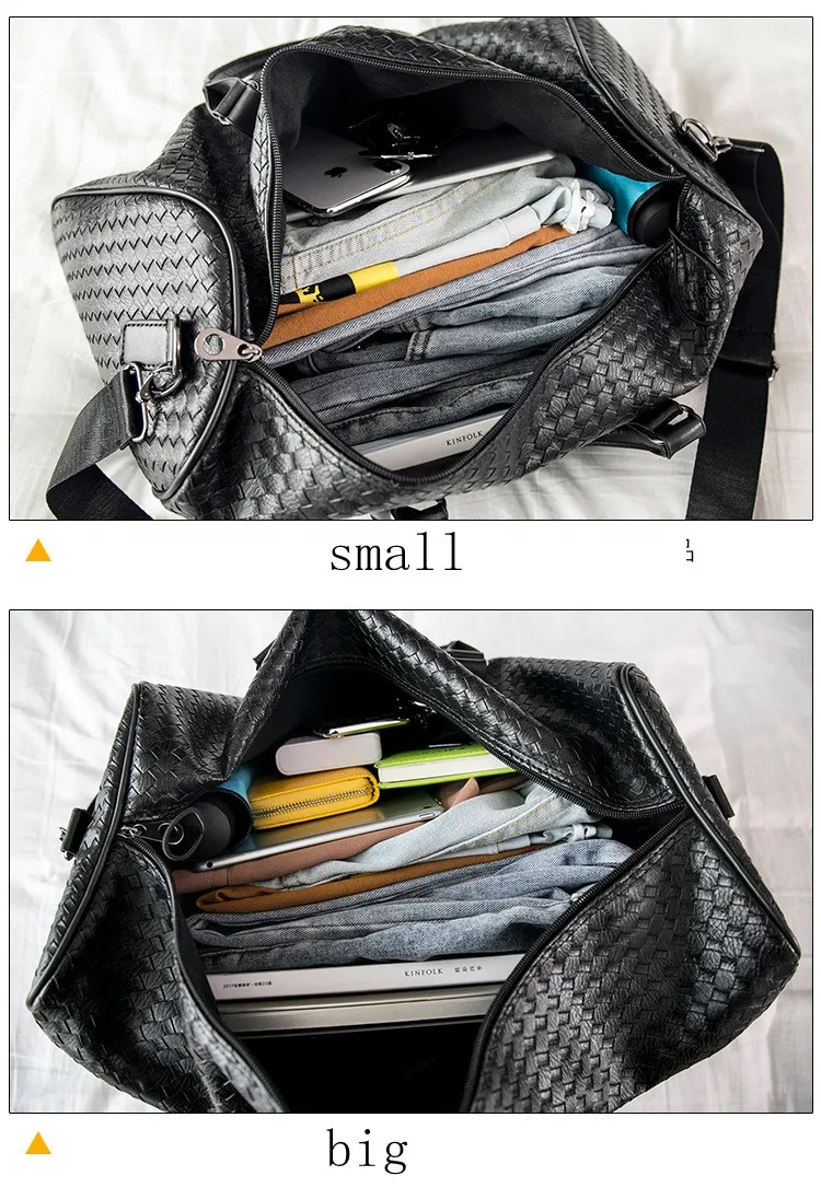 PU Вязание практичный Путешествия Duffle город Commuter большой емкости Спорт Тренажерный зал открытый снаряжение Orgnizer сумка