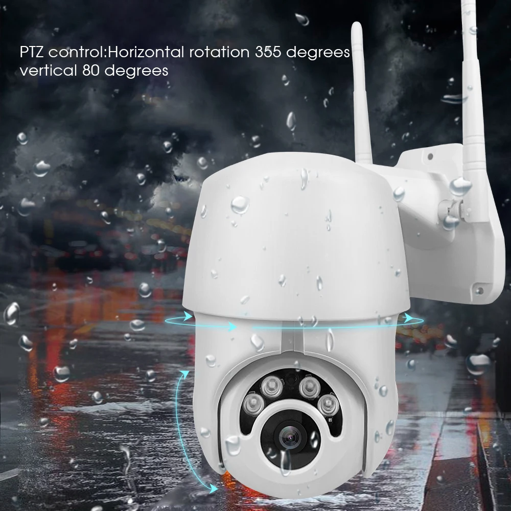 Kebidumei HD 1080P Wifi PTZ ip-камера наружная 2MP Беспроводная скорость безопасности купольная камера ИК камеры скрытого наблюдения P2P