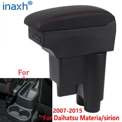 Descanso de braço para daihatsu sirion, descanso de braço do console central 2007 2015