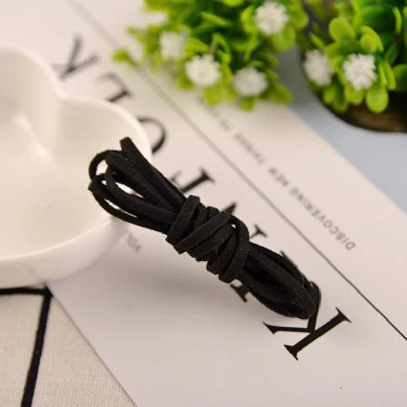 1M Suede Leather String Jewelry Making Thread Cords Braided Bracelet Necklace