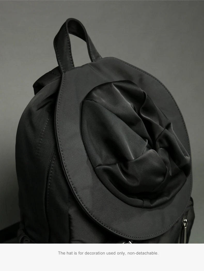 Ноя. качественный женский рюкзак для девочек, специальный дизайн чехла для шляпы, сумки на плечо, повседневные спортивные студенческие рюкзаки(LR6205