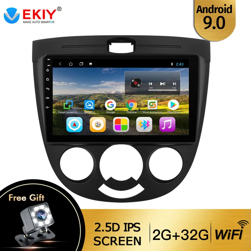 EKIY For Chevrolet Lacetti J200 BUICK Excelle HRV 2004-2013 Android 9.0 Car Radio Multimedia Video Player Stereo Navigation GPS