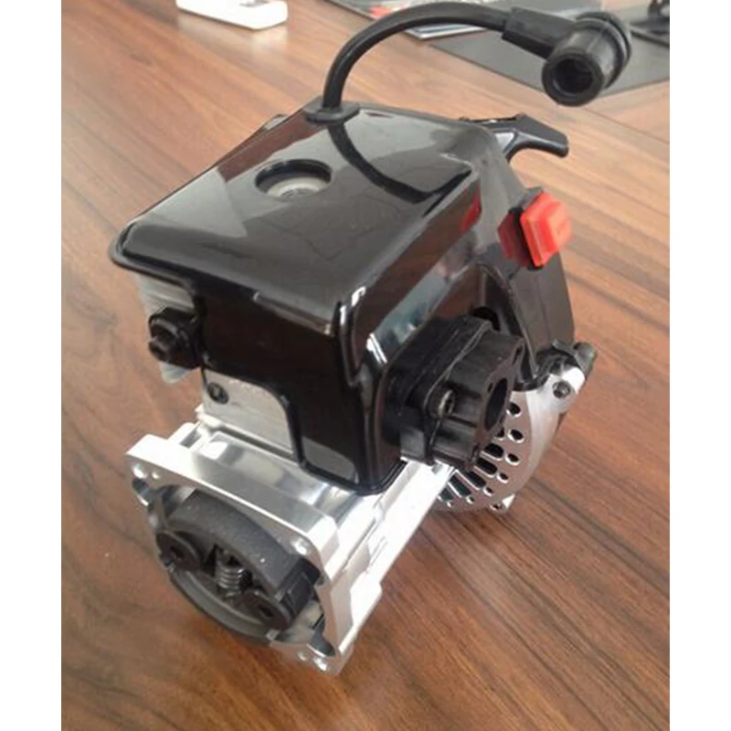 Новый мощный двигатель из сплава ЧПУ 38cc с 4 болтами для HPI baja ROvan km redcat car Losi 5ive t 1/5