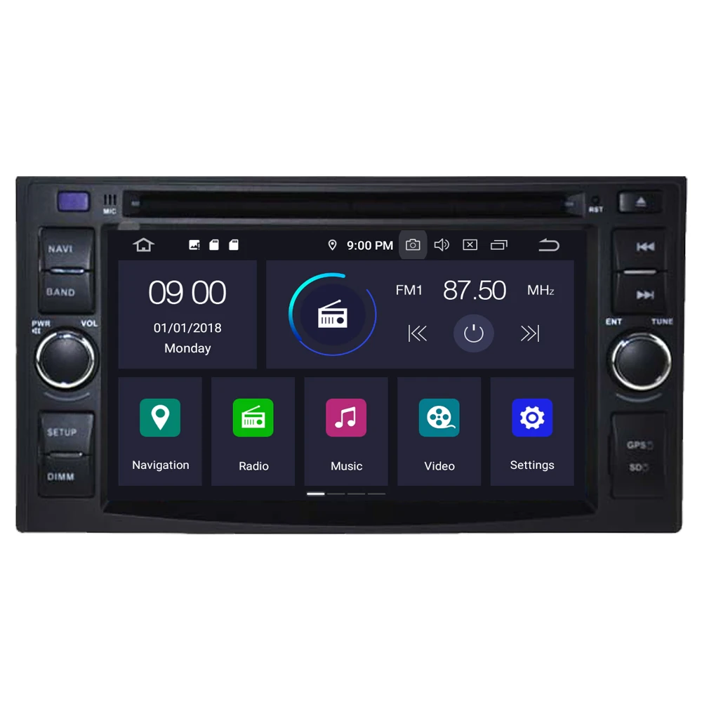 Cheap RoverOne Android 9.0 Car Multimedia Player For Kia Carnival LOTZE Morning Euro Star Naza Suria Pride Sedan VQ Ceed Rio 5 1