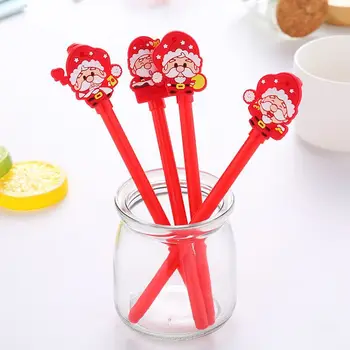 

1 PCS Cute Cartoon Christmas Series Neutral Pen Creative Students Pen Black Pen for Christmas Gel Pen Cute Stationary