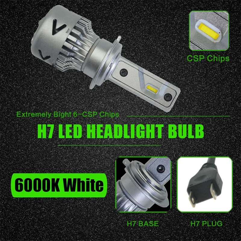 Новые продукты нового поколения автомобильные лампочки Led H1 H3 H8 H9 H4 H7 H11 9012 Led 880 881 9008 H13 9004 9007 Авто светодиодные фары H