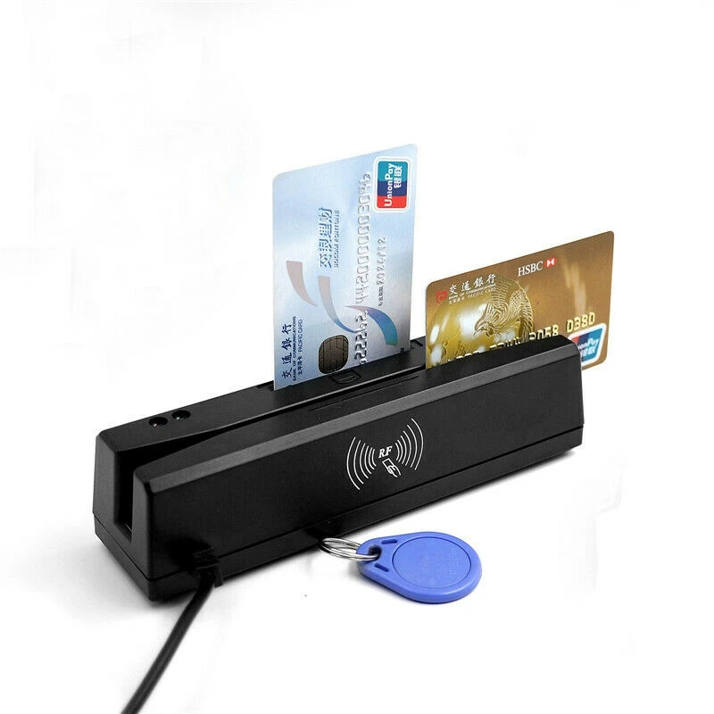 For Zcs160 4 In 1 Magnetic Stripe Credit Card Emv Ic Chip Rfid ...