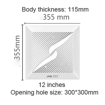 

8/10/12Inches Waterproof Mute Bathroom Extractor Exhaust Fan Ventilating Strong Fan For Kitchen Toilet Window Ventilation Fan