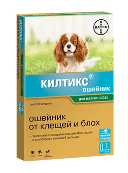 

KILTIX KILTIX - Kiltiks collar for smaller dogs against ticks, fleas, lice and tongs (length 35 cm) BAYER