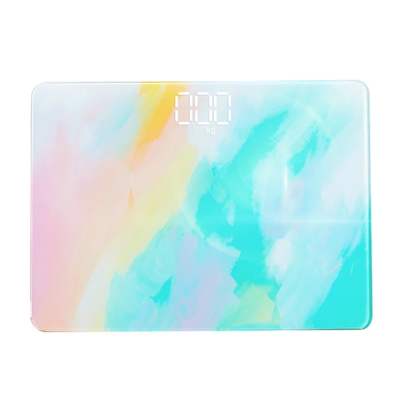 Smart Body Scale Bathroom USB Rechargeable Weight For Home Gym Accessories Monitoring Room Temperature | Инструменты
