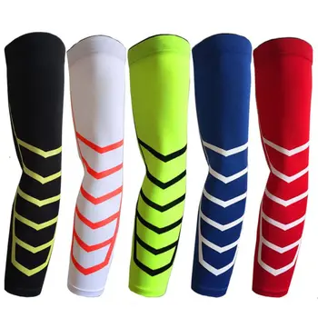 

1 Piece Unisex Bike Basketball Elastic Spandex Arm Warmer Compression Arm Sleeves Cycling Sun Protective Armbands Gym Fitness Nw