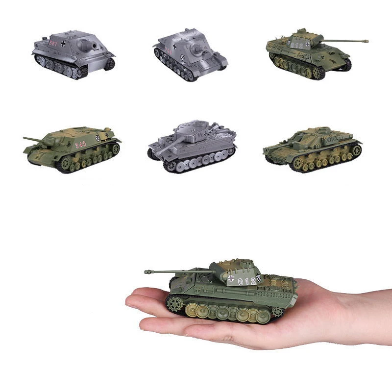 1: 72 пластиковые наборы для сборки танков, модель Второй мировой войны, сборная головоломка, военные песочные настольные игрушки для детей, подарки