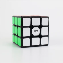 QiYi парус W 3x3x3 профессиональный магический куб соревнование скорость головоломка Кубики Игрушки для детей Дети cubo magico-черный