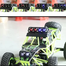 WLtoys luces de techo para coche, luces de advertencia intermitentes, Control remoto, 12428 piezas de mejora, 0123