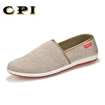 

Men Casual Shoes 2018 Summer Breathable Hemp Men Shoes Concise Soft Casual Flat Fashion Men's Loafers Shoes Zapatos YJ-35