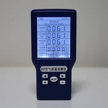

CO2 ppm Meters TVOC HCHO AQI Carbon Dioxide Detector Gas Analyzer Protable Air Quality Tester